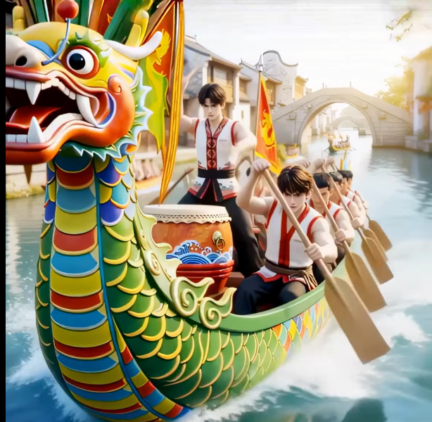 龙舟盛会 Dragon Boat Festival