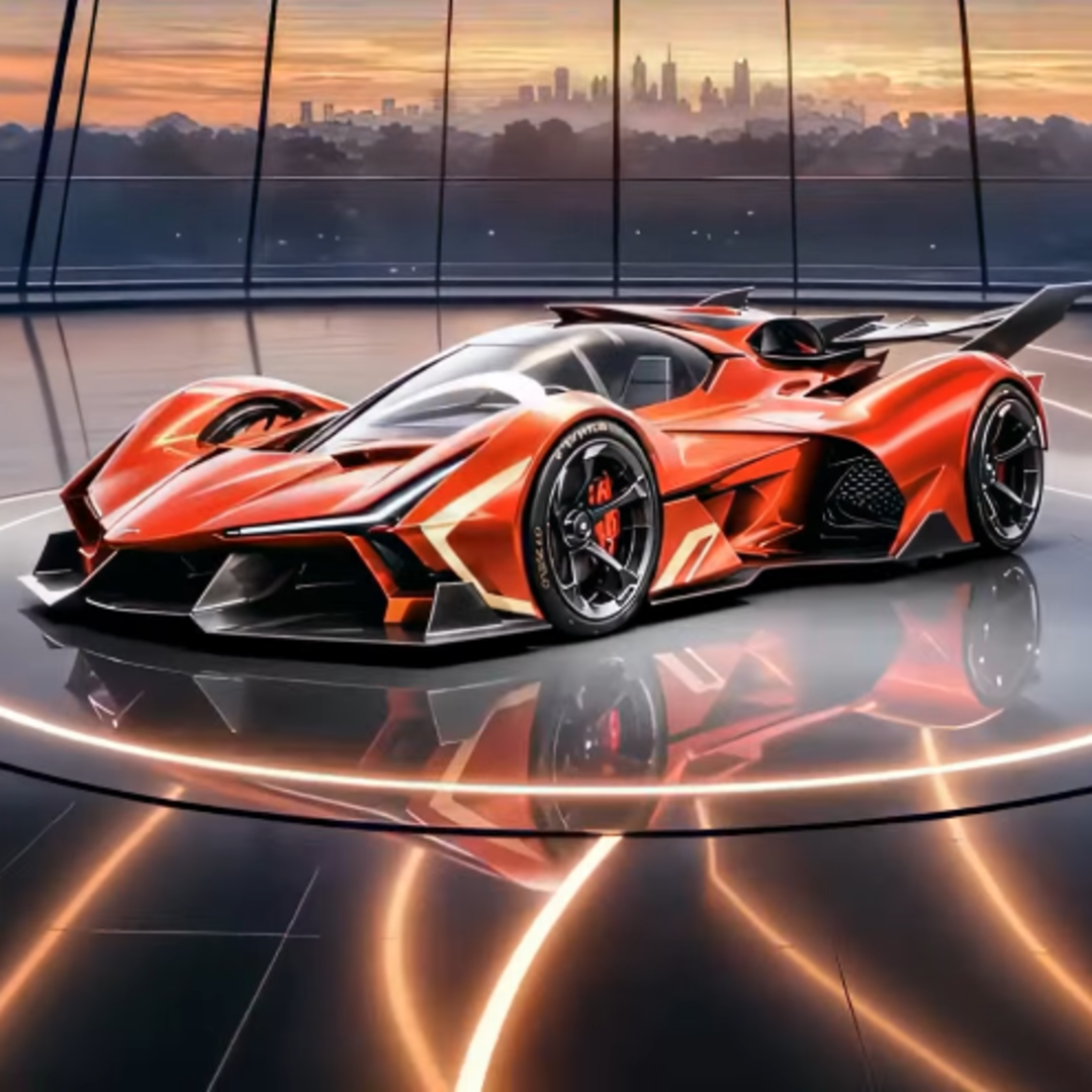 烈焰跑车 Flame sports car